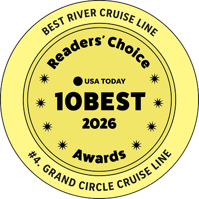 USA Today 10Best award badge - Best River Cruise Line 2026