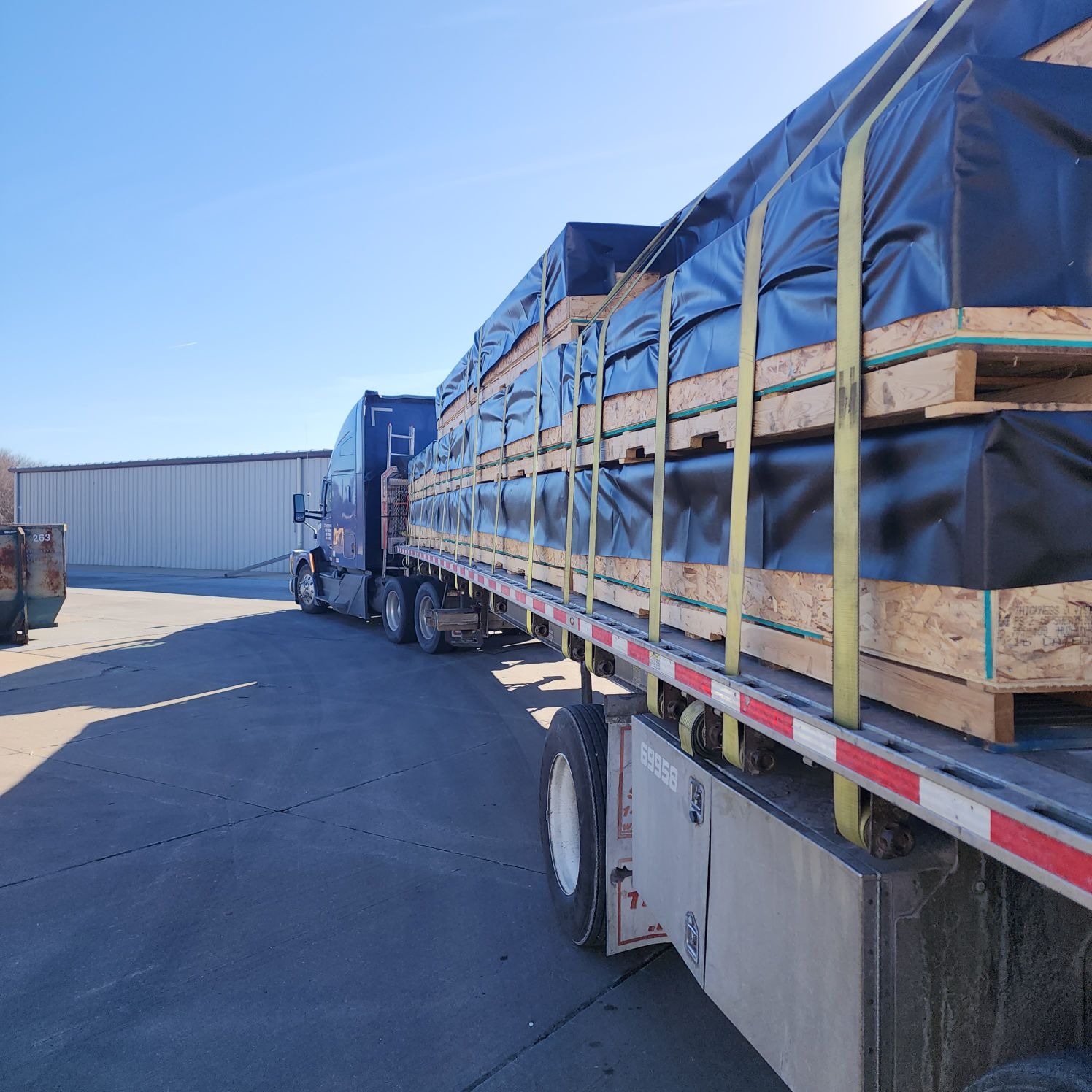 Building materials and lumber freight