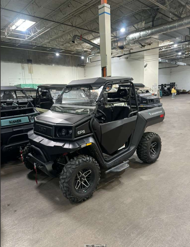 UTV side-by-side in a distribution warehouse ready for UTV shipping