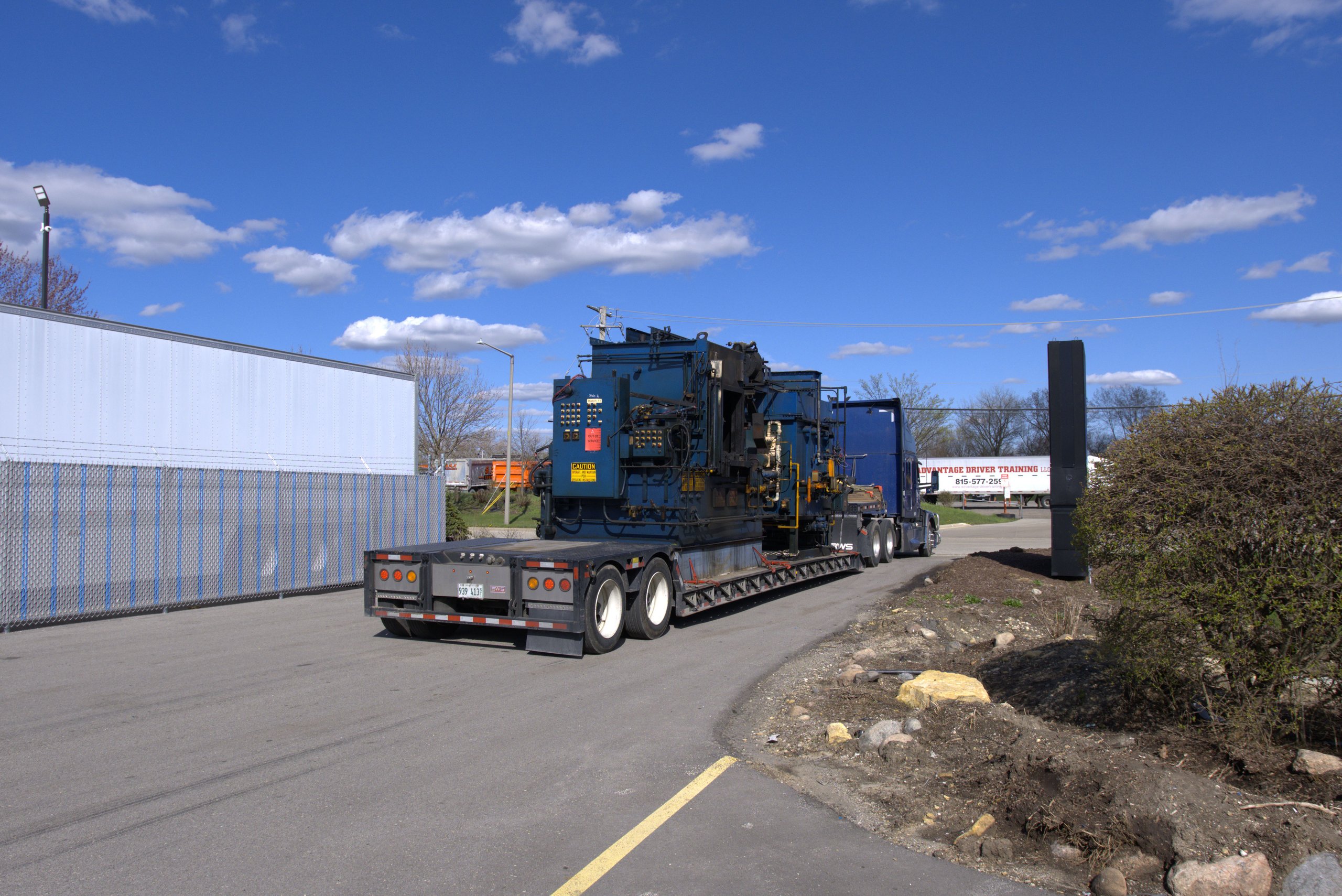 Machinery, mining and drilling equipment freight