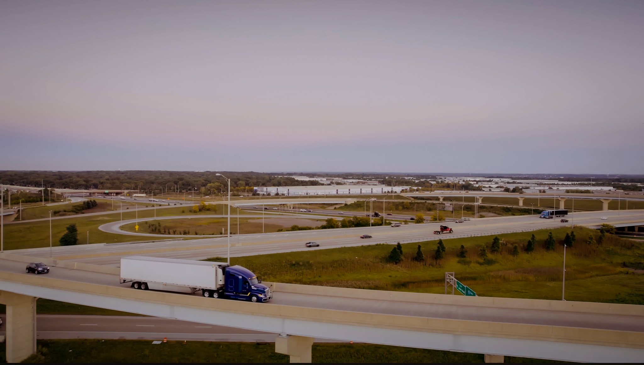 Truck in C1 Freight's vetted carrier network