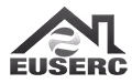 EUSERC logo with a stylized mountain composed of layered shapes above the text.