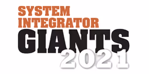 System Integrator Giants 2021 logo with bold text in orange, black, and white.