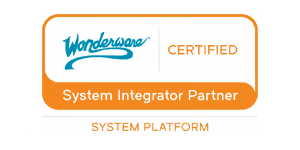 Wondersware Certified System Integrator Partner badge with System Platform text.