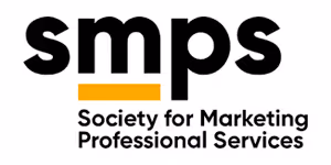 SMPS logo with text Society for Marketing Professional Services below.