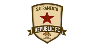 Sacramento Republic FC shield with a red star above a small bear and the text 'Sacramento Republic FC'.