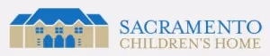 Sacramento Children's Home logo with a stylized house and text.