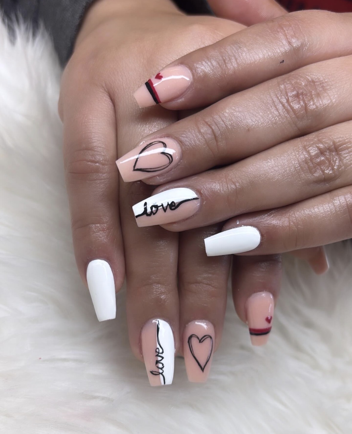 Photo of finished nails