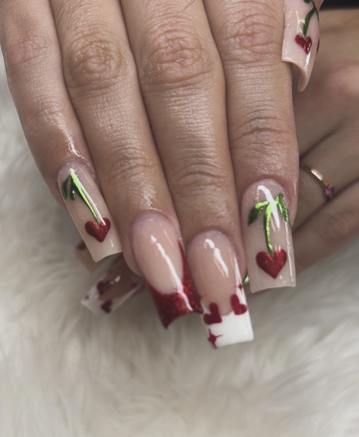 Photo of finished nails