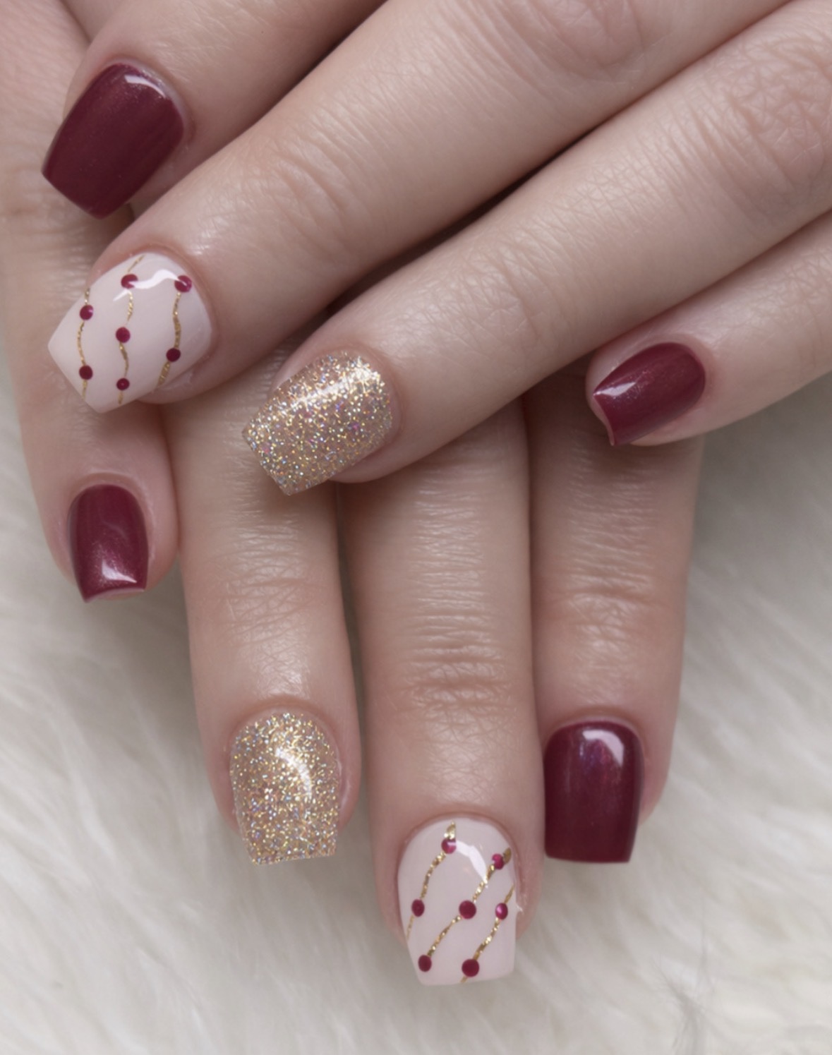 Photo of finished nails