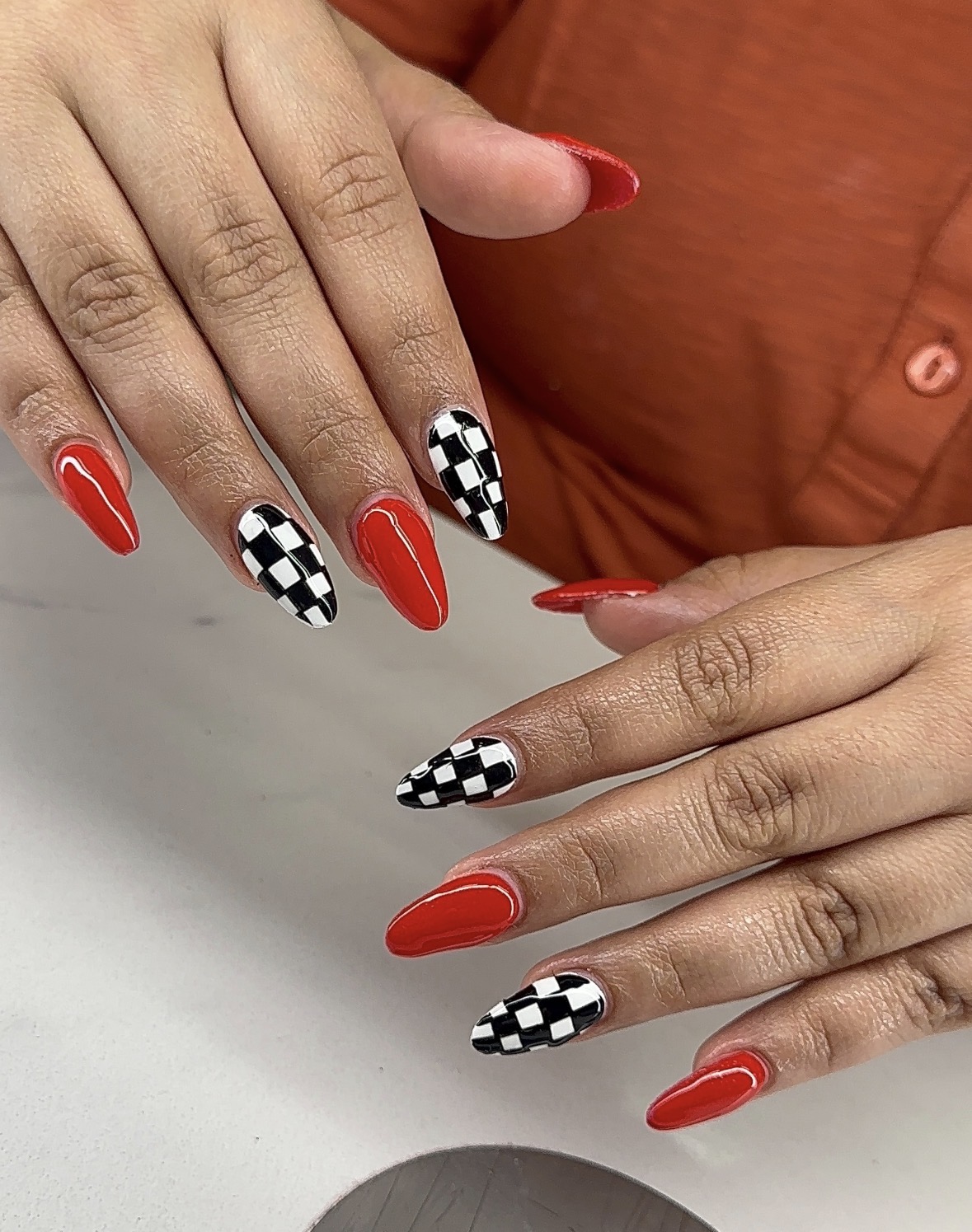 Photo of finished nails