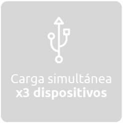 Carga simultánea 2 dispositivos