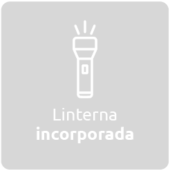 Linterna incorporada