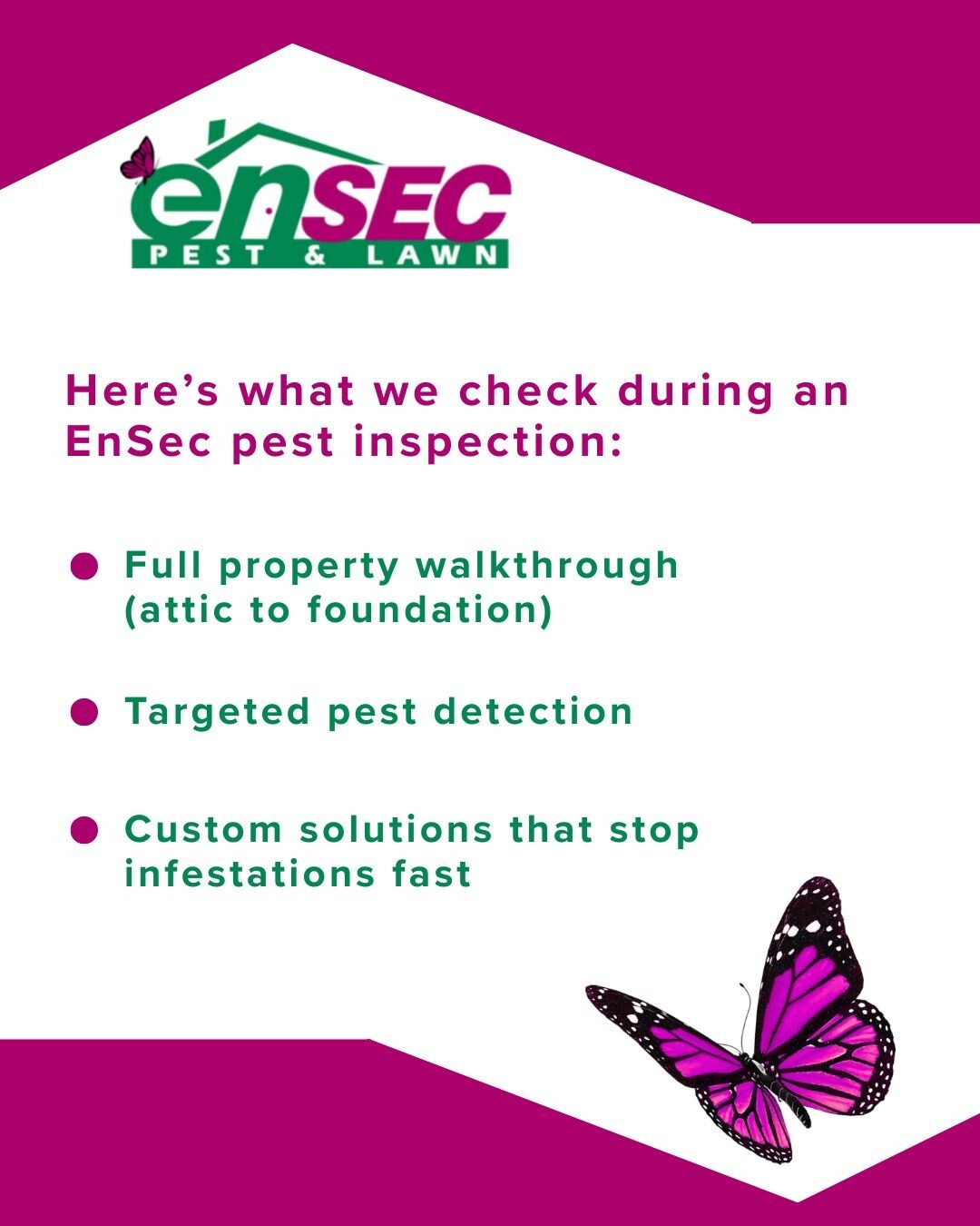 EnSec Pest & Lawn professional service on the Gulf Coast