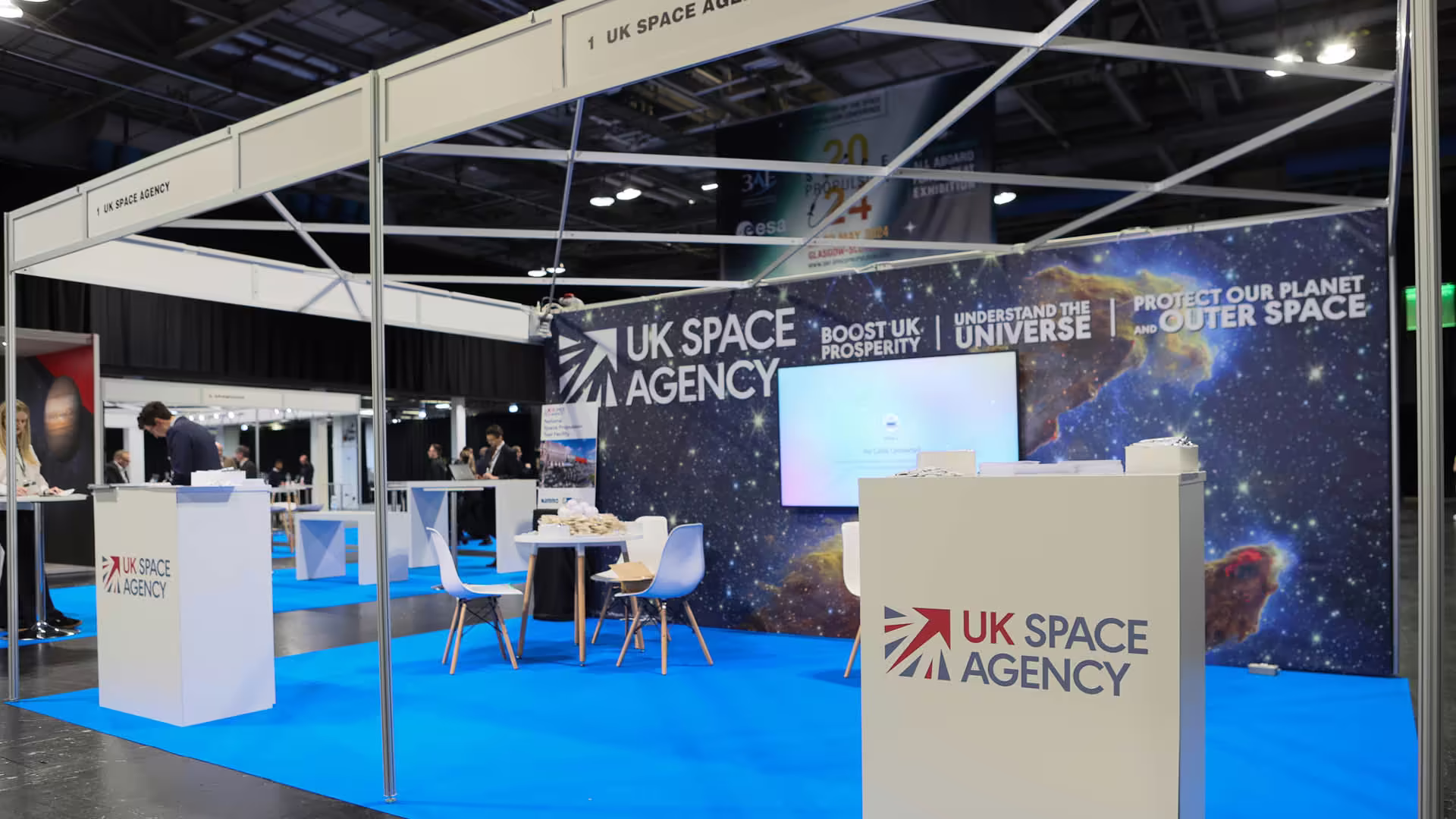 UK Space Agency Exhibition Stand