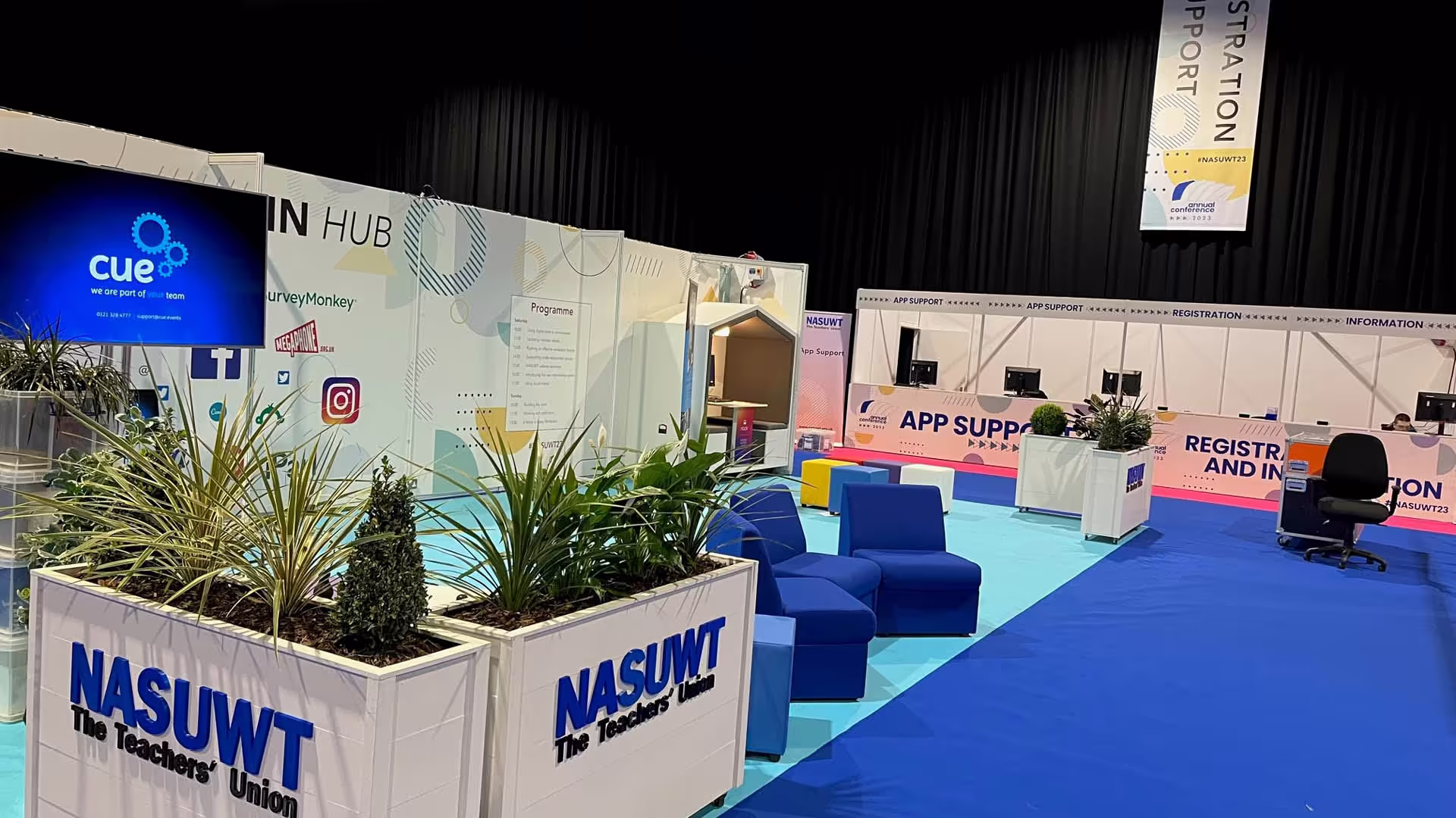 NASUWT Exhibition hall learning hub
