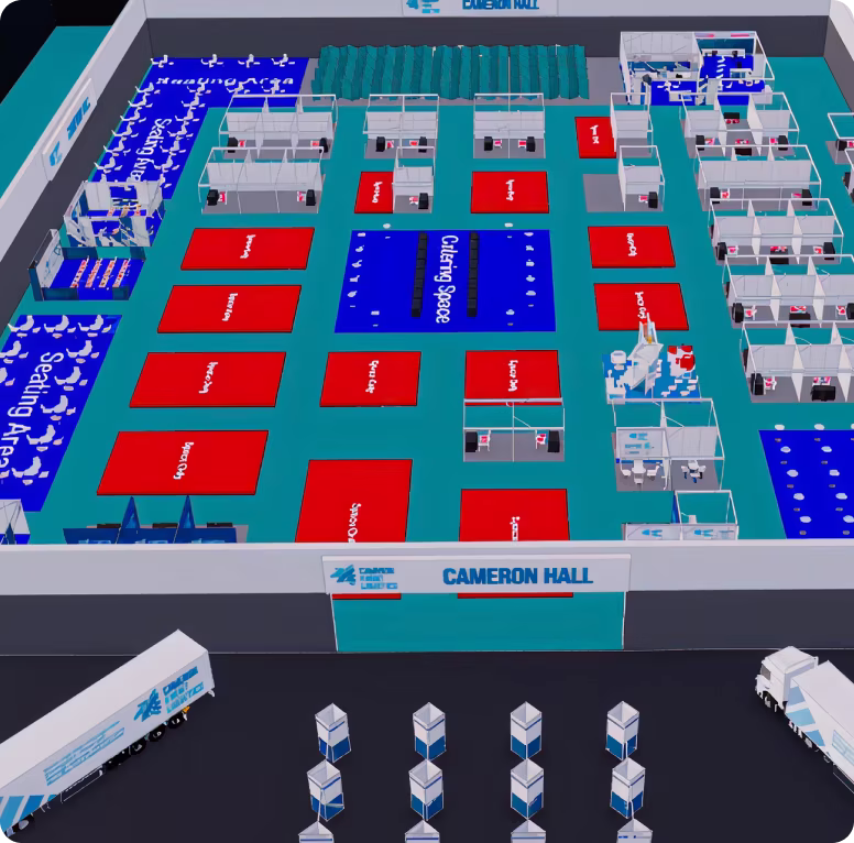 Cameron Event Logistics CAD Design software
