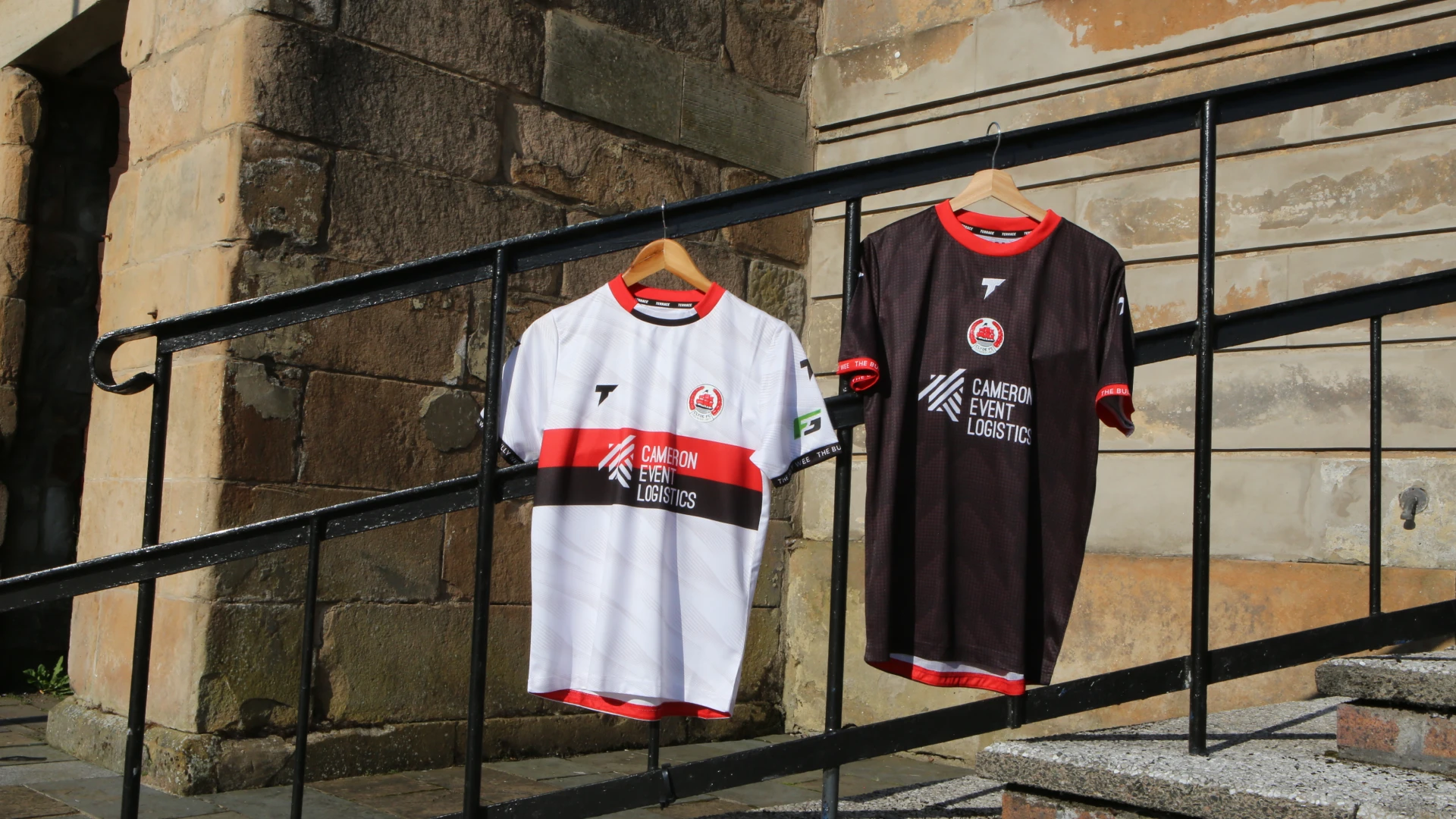 Cameron Event Logistics Sponsor on the new Clyde Home and Away top