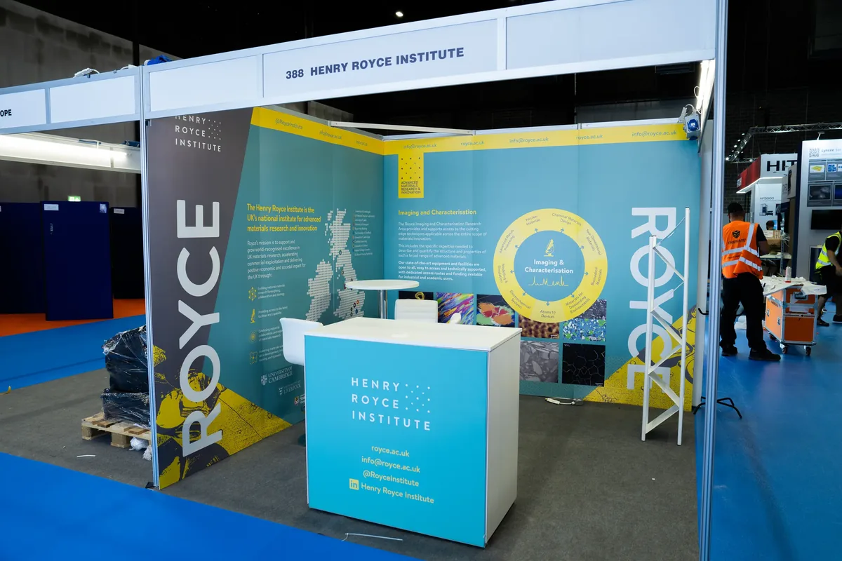 Henry Royce Institute Exhibition Stand