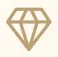 Gold diamond icon representing elite achievement