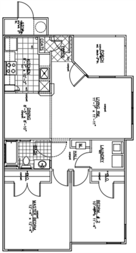 Two Bedroom layout
