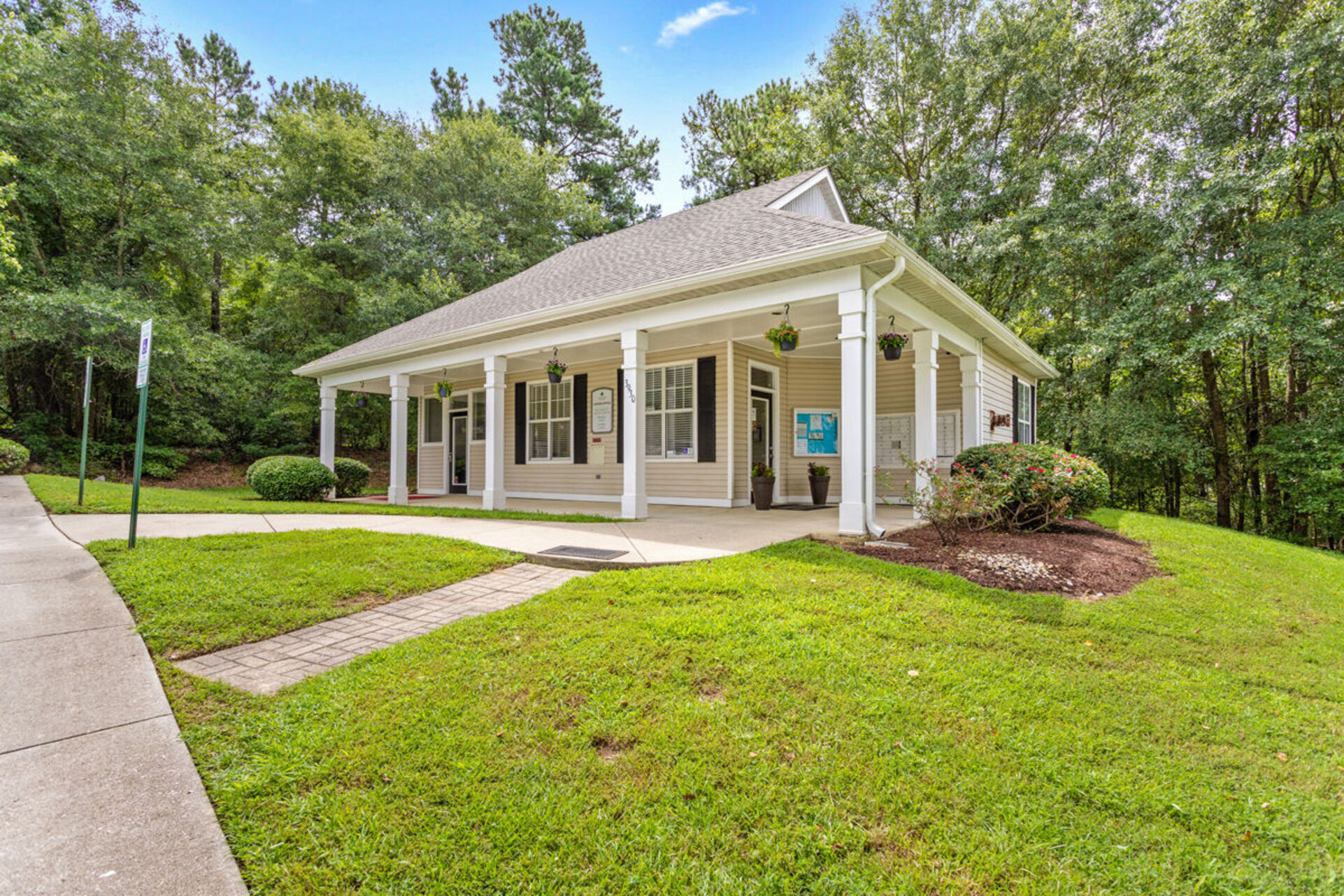 Exterior of leasing office