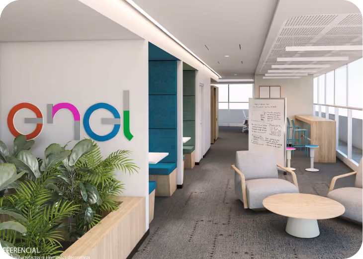Oficinas ENEL con certificación WELL