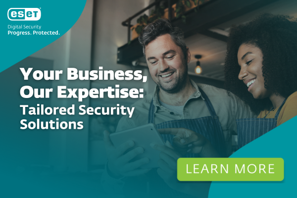 Learn more about cybersecurity awareness training with ESET here.