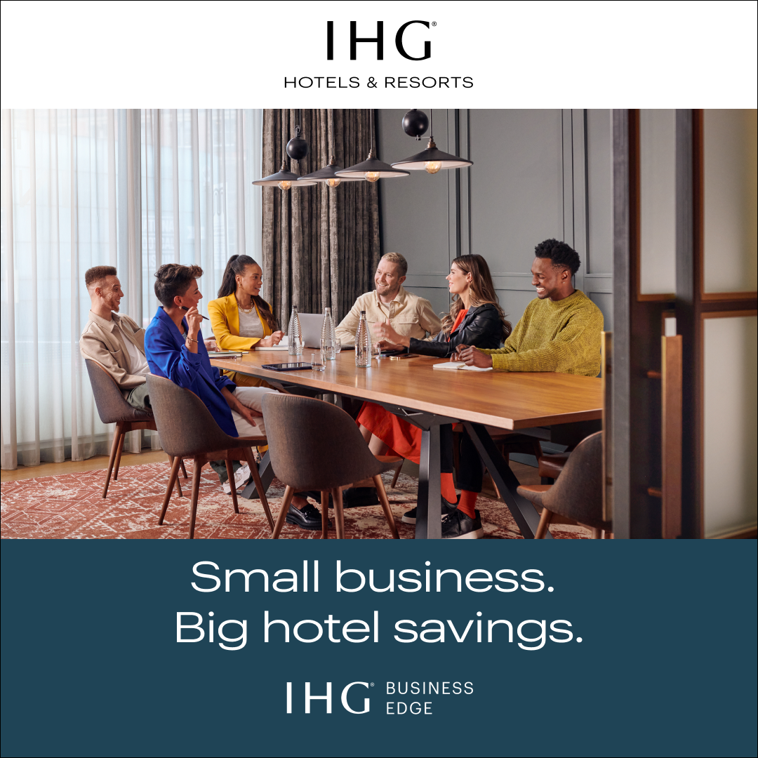 Big deals and savings for small business with NSBA's Corporate Partner, IHG Hotels & Resorts!