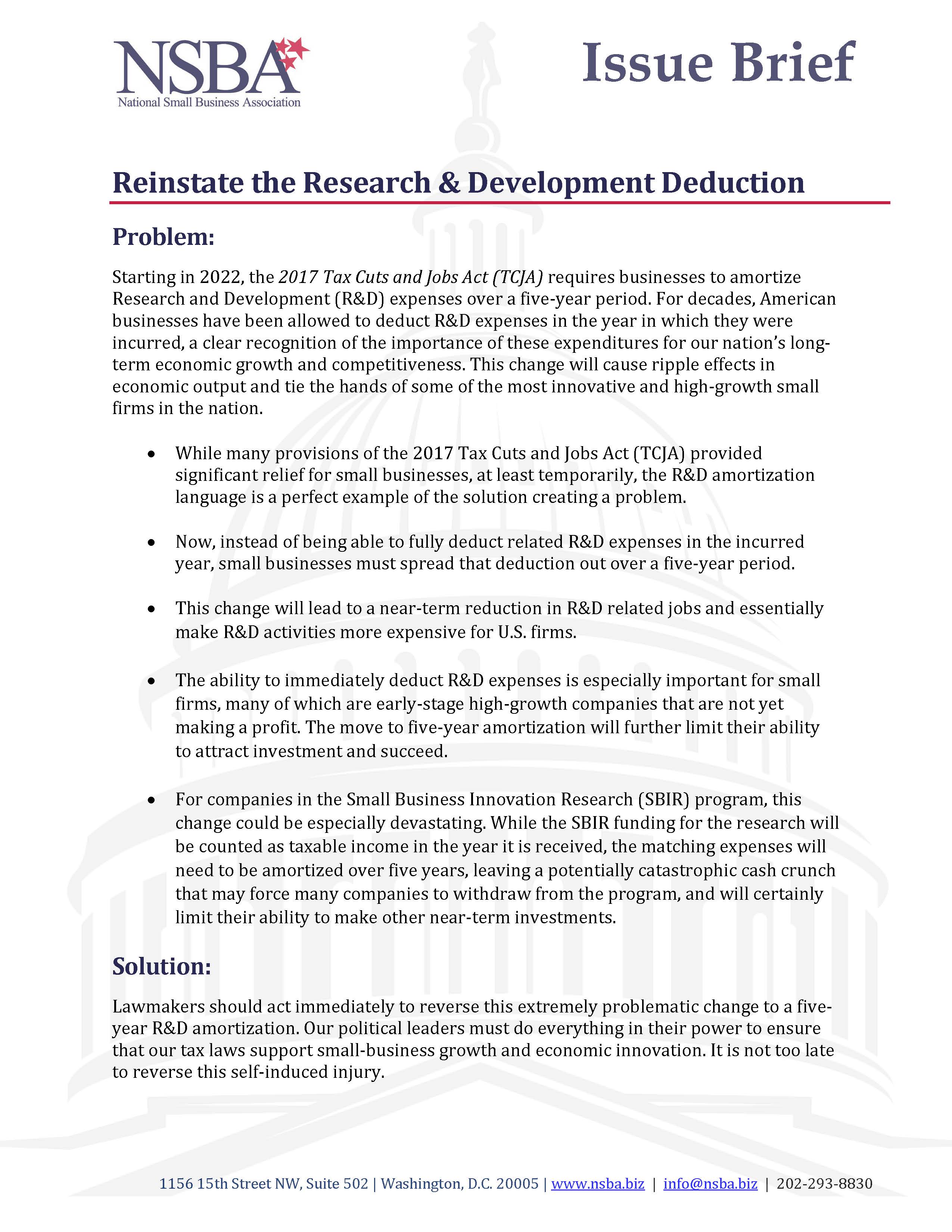 NSBA Issue Brief