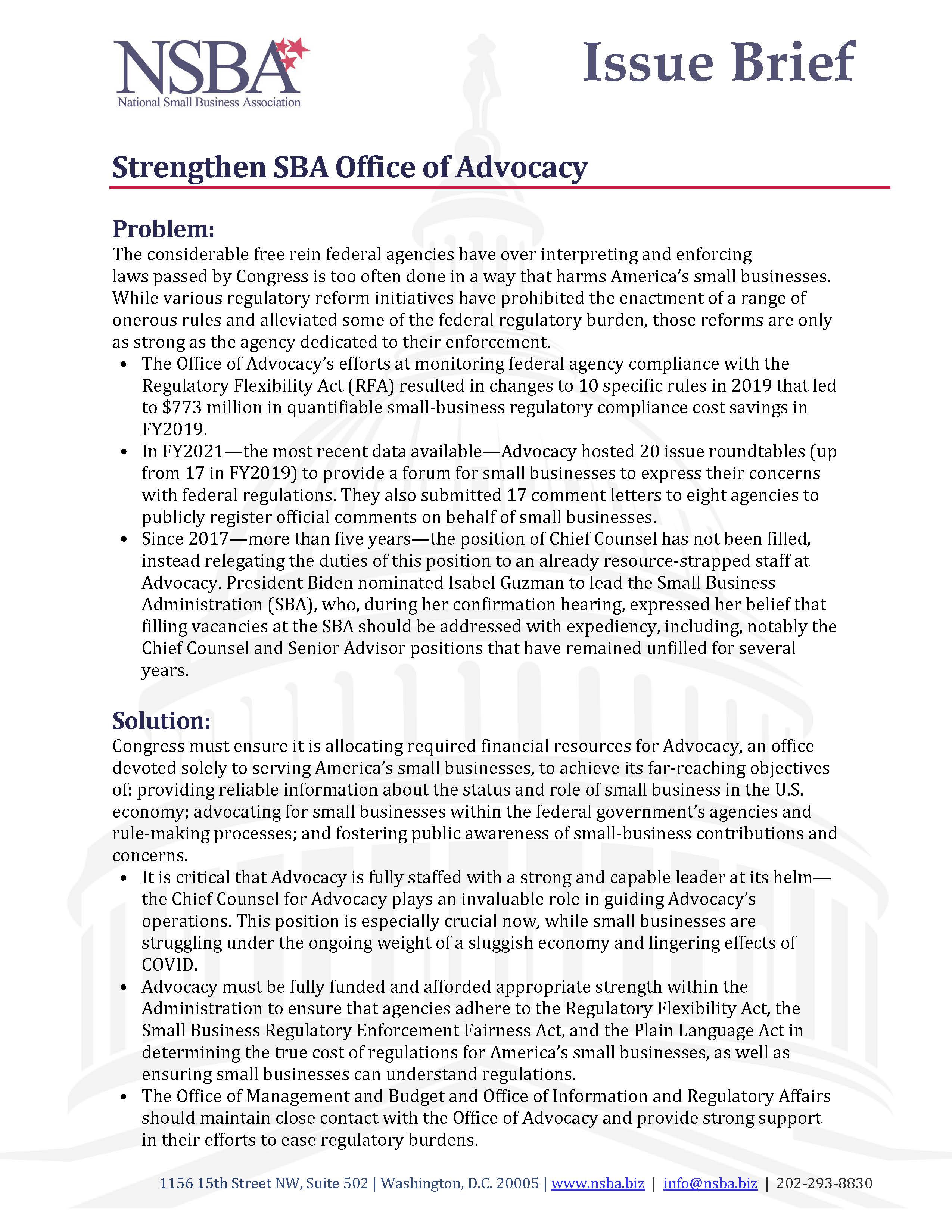 NSBA Issue Brief