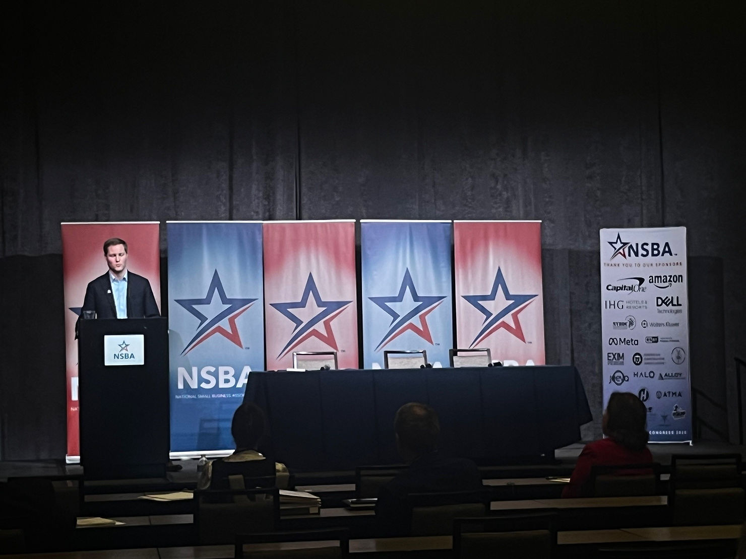 John Stanford of the Prism Group addresses SBC 2025 Delegates in a breakout session on Business Growth Through the Federal Marketplace.