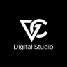 Logo with stylized letters 'D' and 'S' above the text 'Digital Studio' on black background.