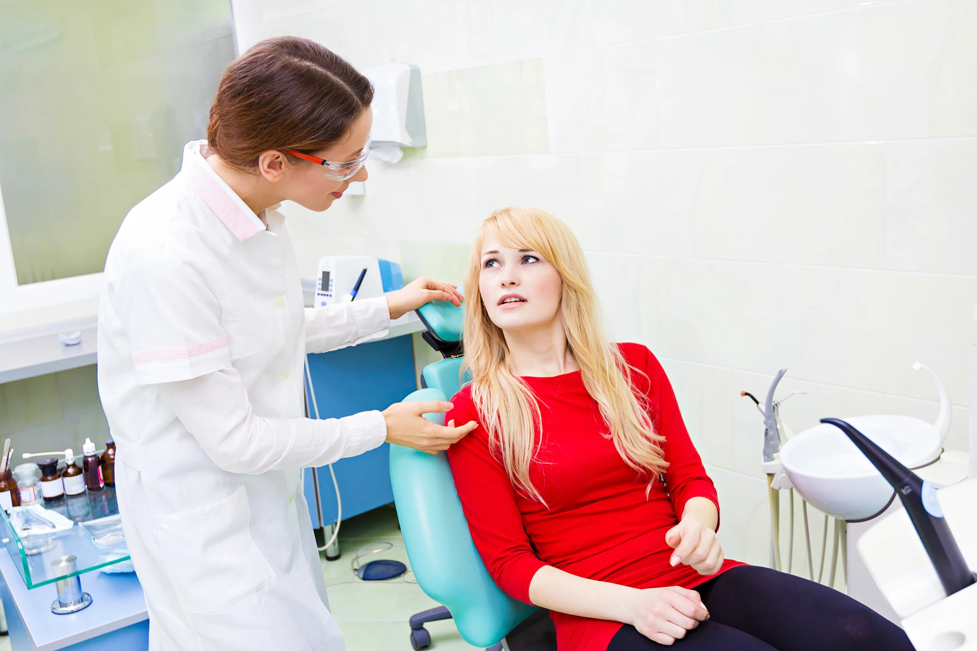 dentist explaining tooth extractions in Mesa, AZ