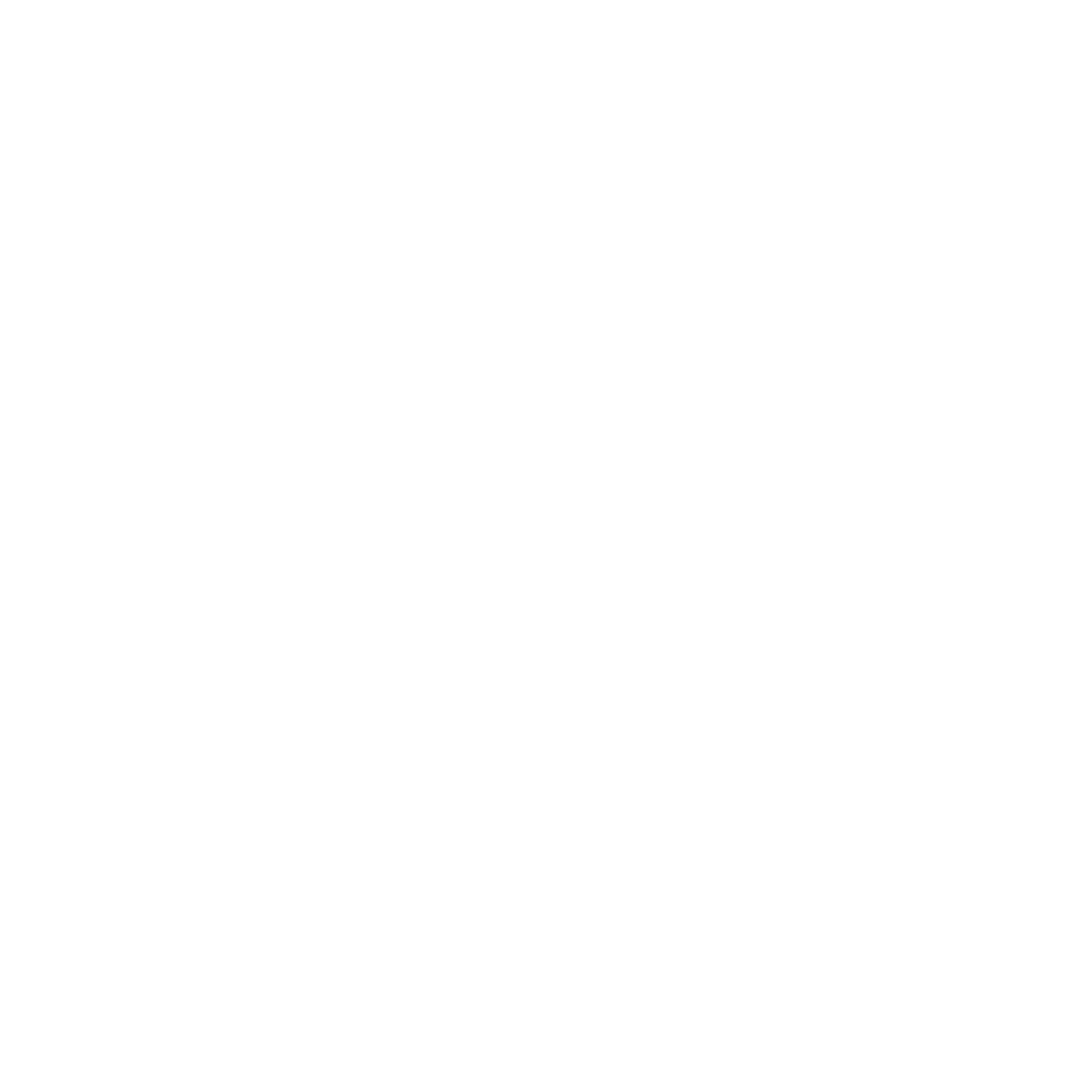 A stylized white letter 'S' on a black background with a curved shape resembling a leaf integrated at the bottom left of the letter.
