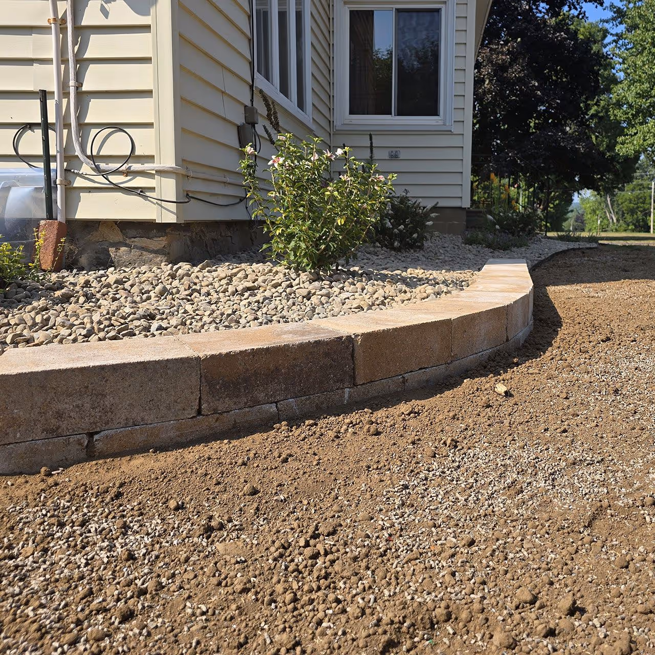 front yard landscaping upgrade for curb appeal