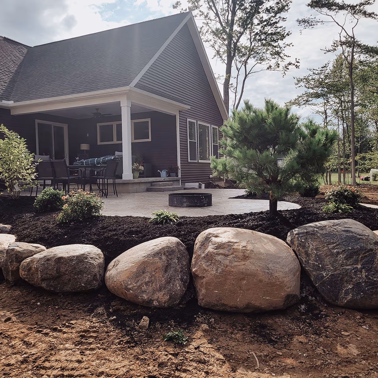 professional garden bed edging and planting services
