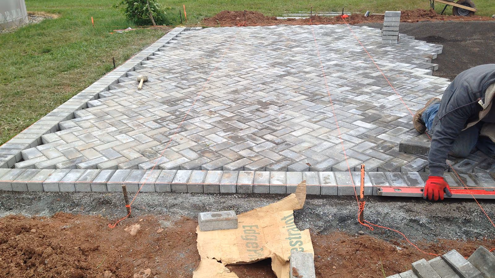 Paver patio and stone hardscaping services near me in Princeton NJ for residential and commercial properties