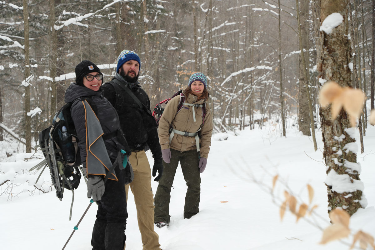 Snowshoeing