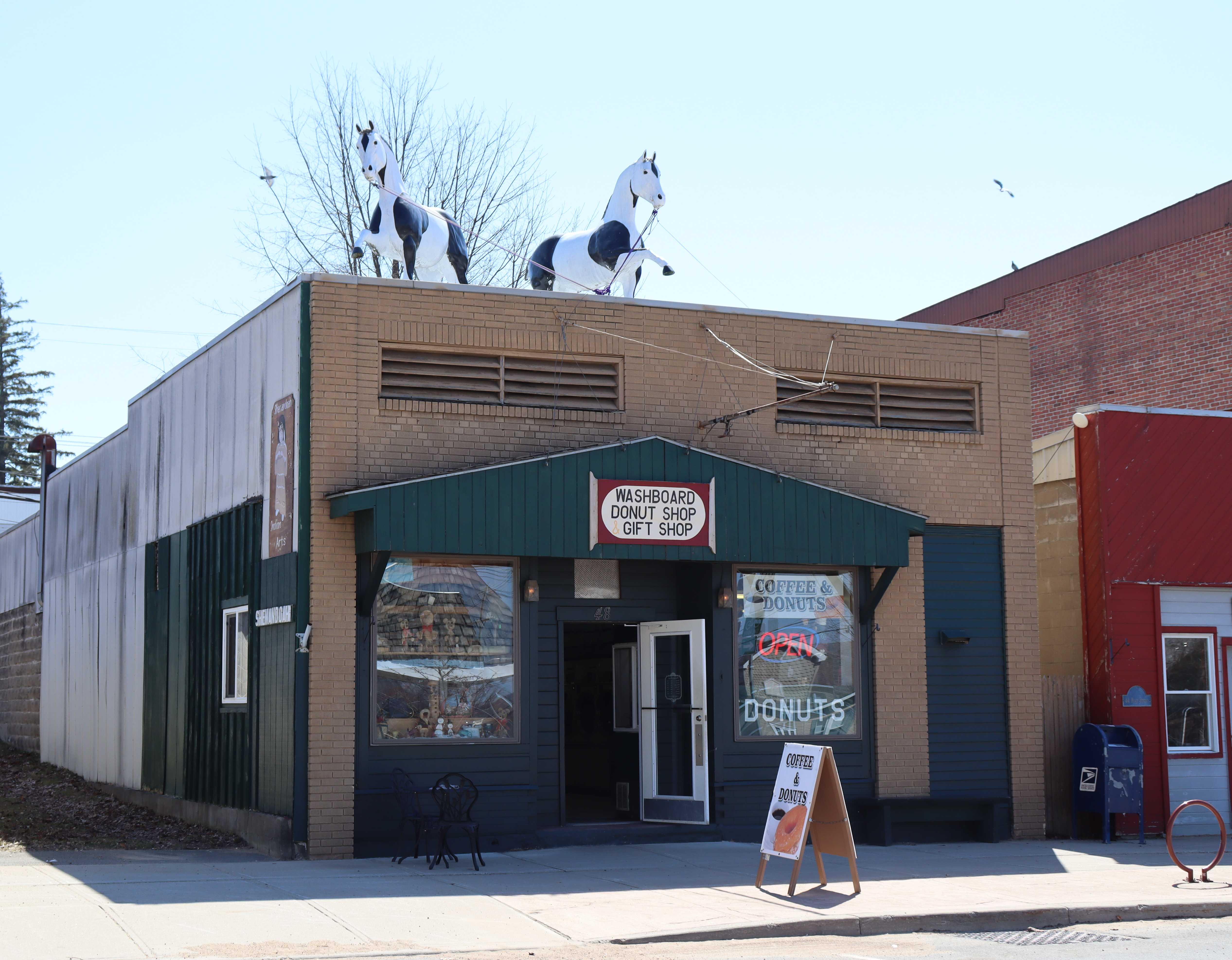 Washboard Laundromat Donut Shop