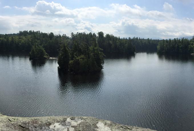 Second Pond to Bluff Island on Lower Saranac Lake