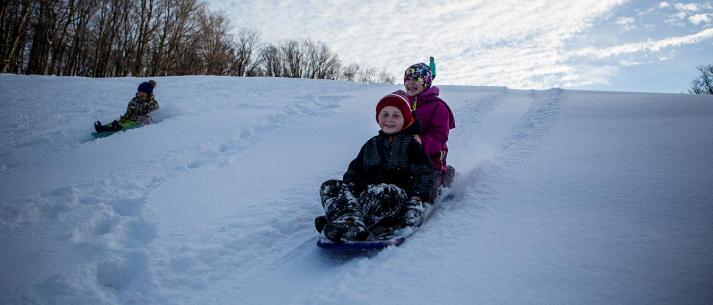 Golf Course Sledding Hill