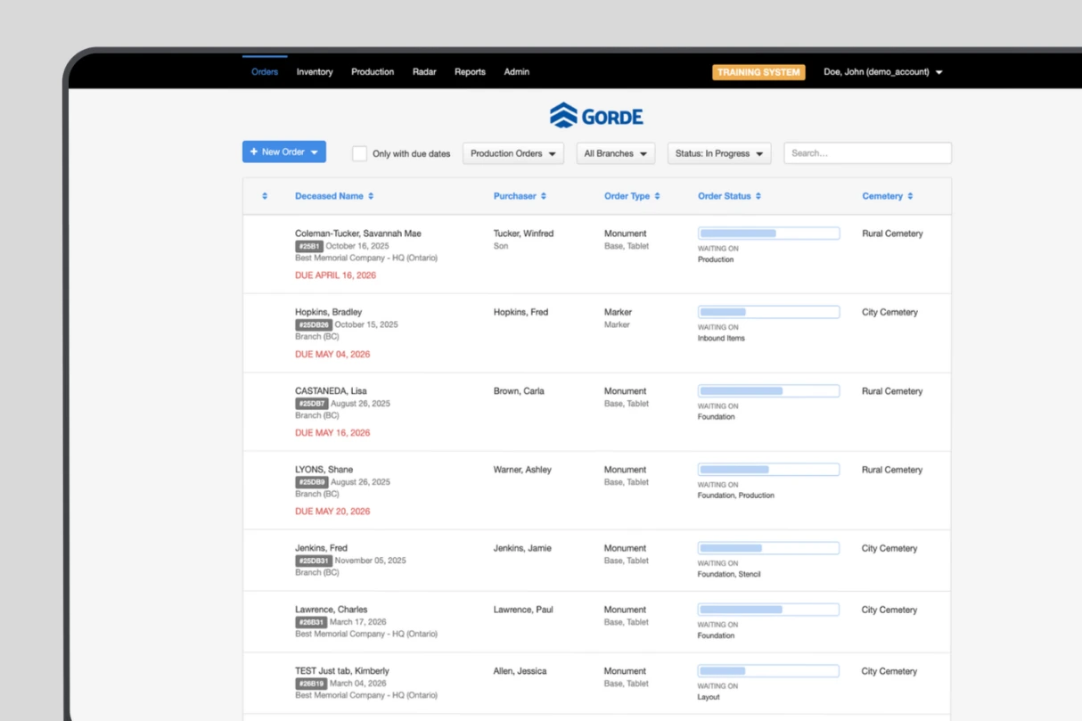 image of package tracking interface [interface scenario 4]