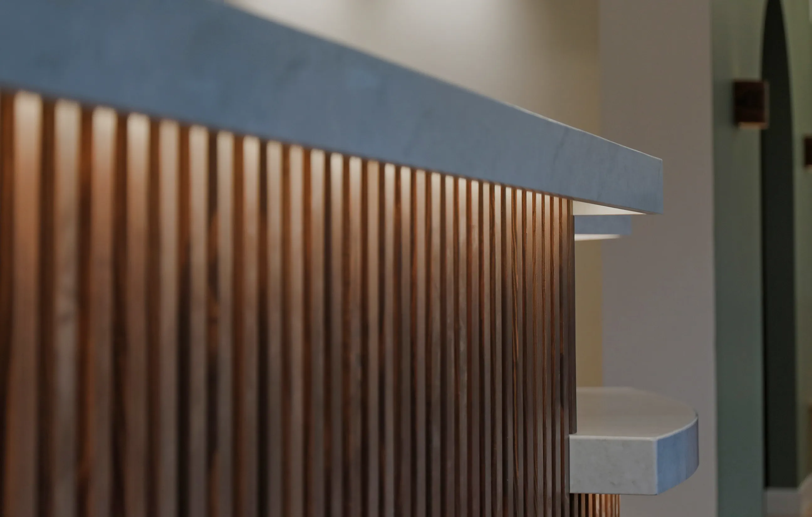 a front desk to a business