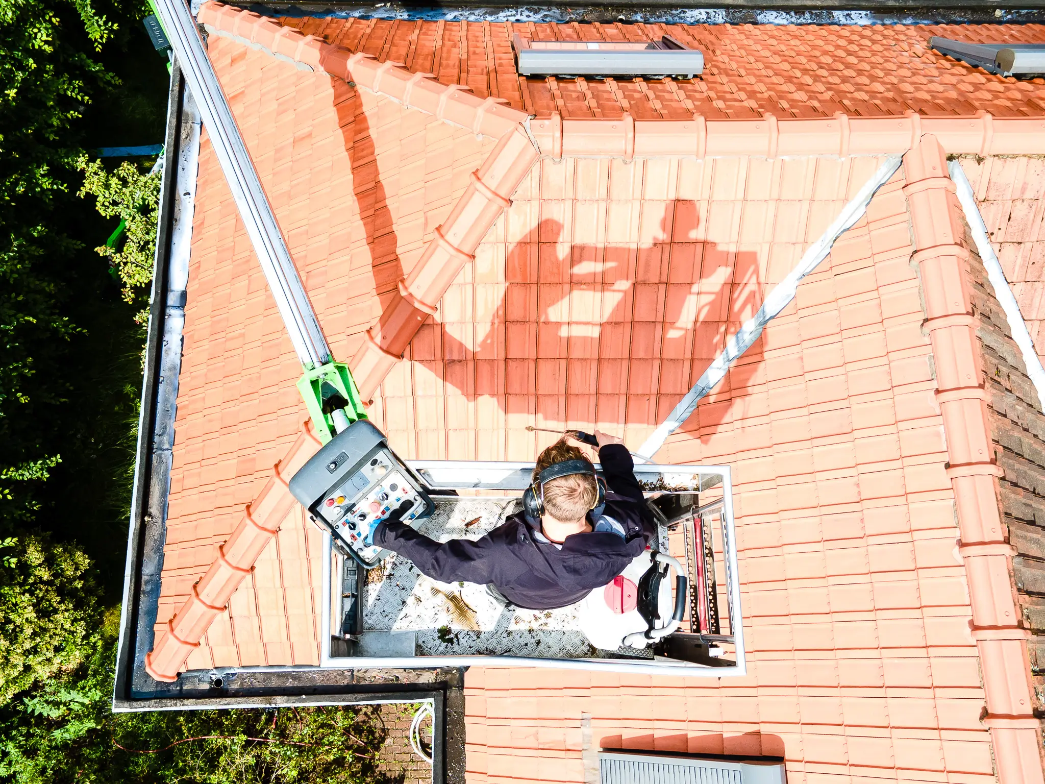 Dakreiniging bij een woning in Beerse