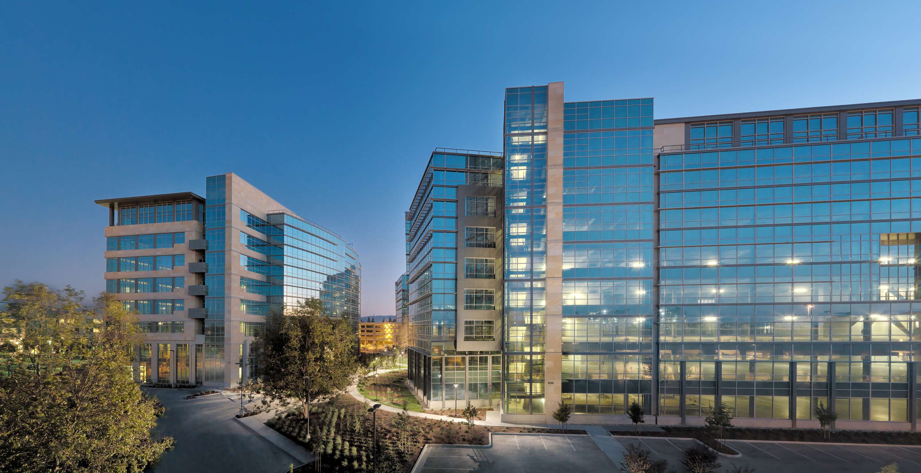 Amenities top of garage view