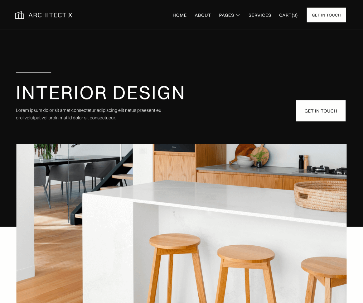 Service Single - Architect X Webflow Template