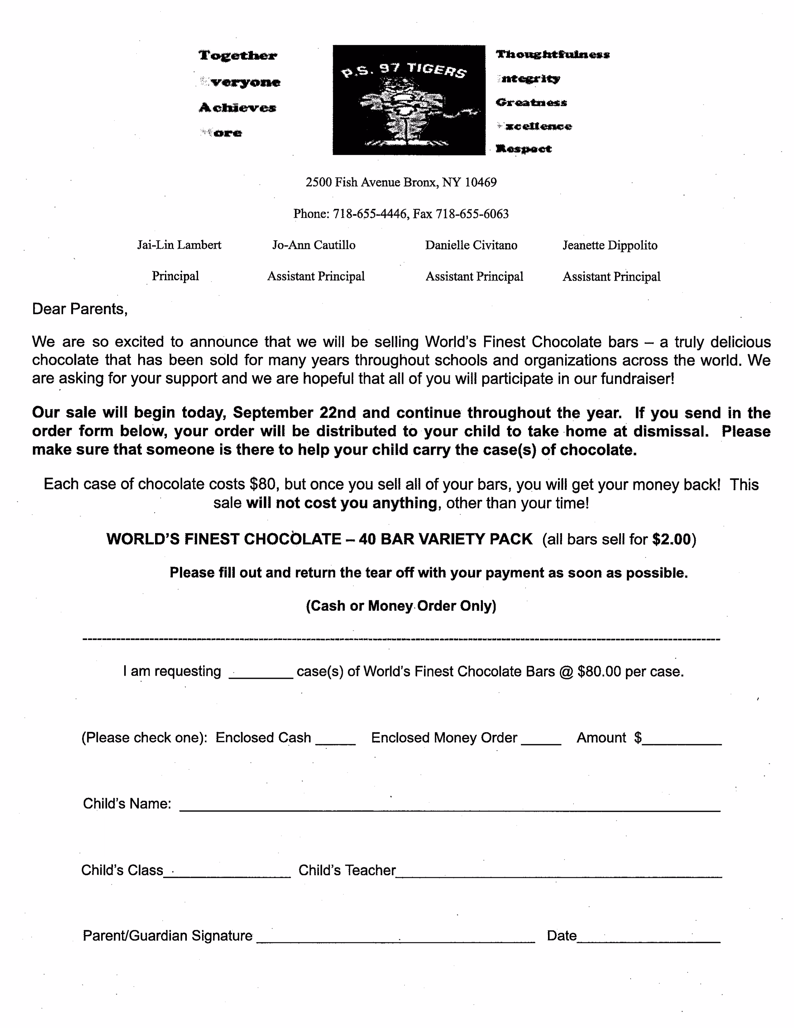 Clerical Day flyer