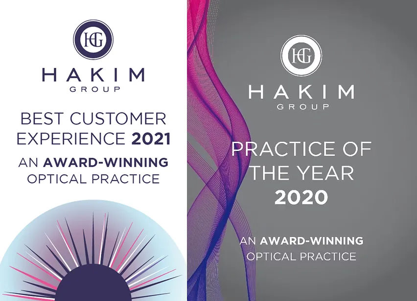 Hakim Group awarded Best Customer Experience 2021 and Practice of the Year 2020 for optical care.