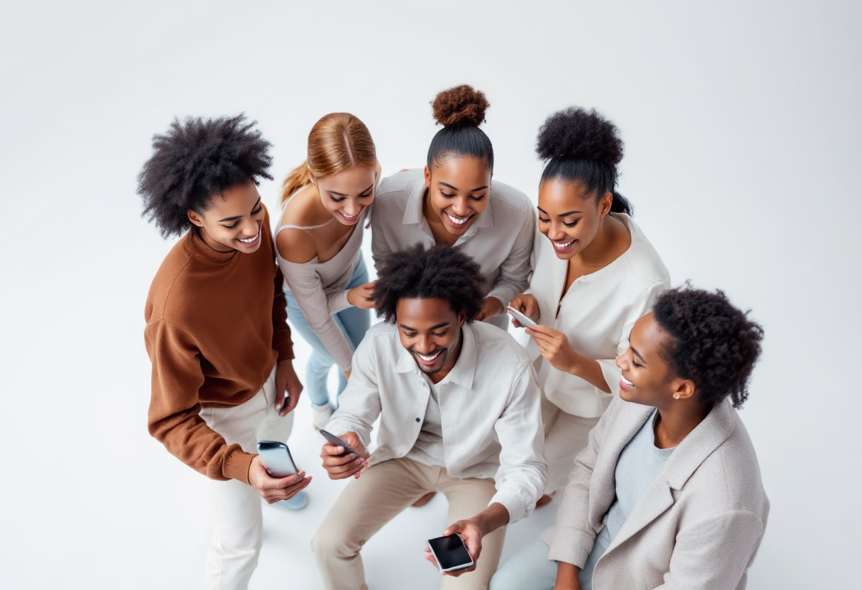 image of students collaborating on a project (for a edtech)